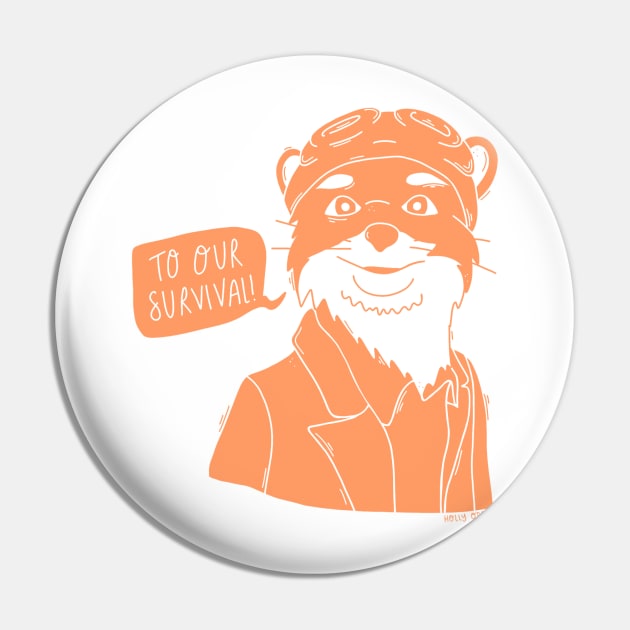 Mr. Fox Pin by HollyOddly