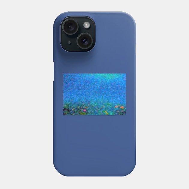 Coral Reef Pointillism Phone Case by cannibaljp