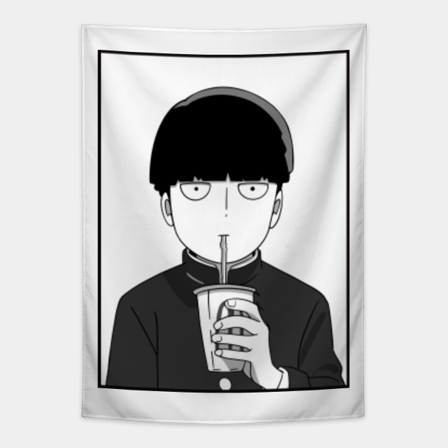 Mob psycho manga panel Mob Psycho Tapestry TeePublic