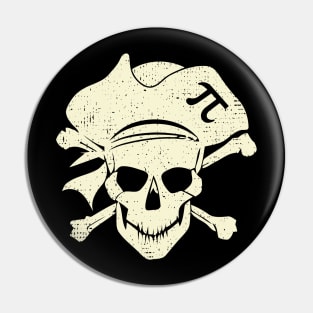 Funny Pirate 3,14 Pi Number Symbol Pin