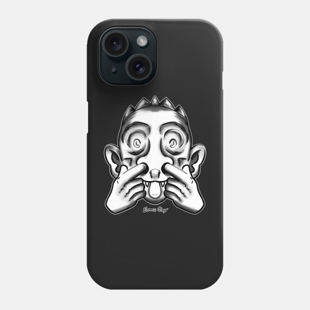 Inktober 2022 - 1 GARGOYLE Phone Case by EmmeGray