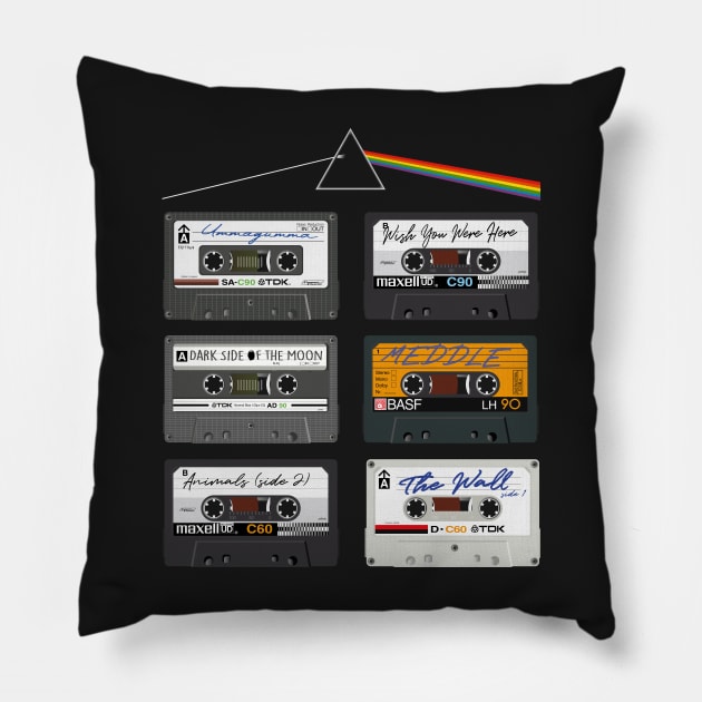 Home Taping Pink Floyd Pillow by TShirtGuy2267