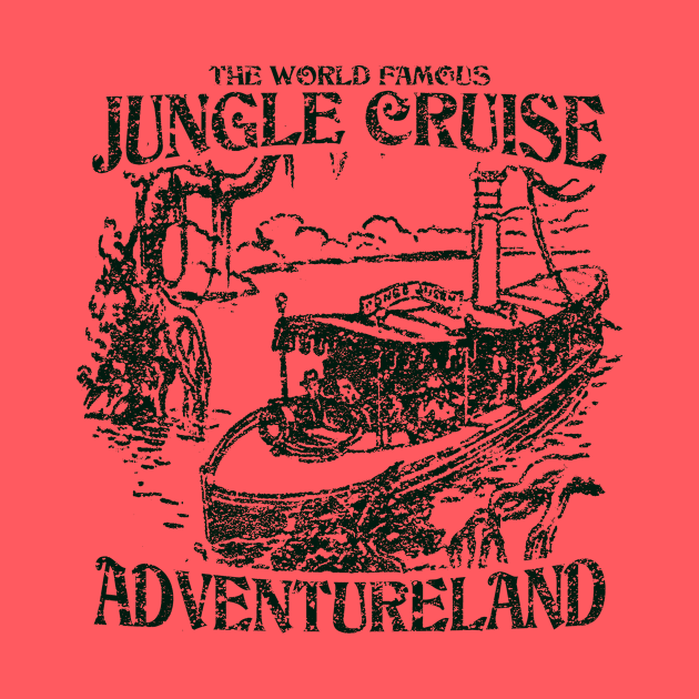 World Famous Jungle Cruise - Adventureland (Dark Green) by Mouse Magic with John and Joie