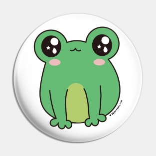 cute frog, kawaii frog cartoon Pin