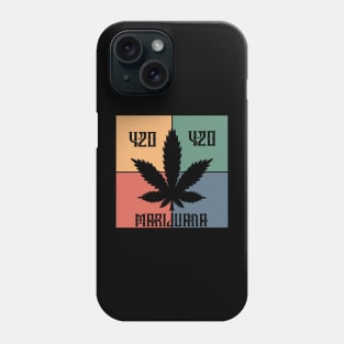 Marijuana leaf, 420 and Marijuana, Cannabis Phone Case