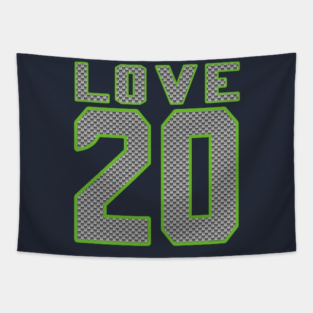 Seattle Seahawks 20 by CH3Media Tapestry by CH3Media