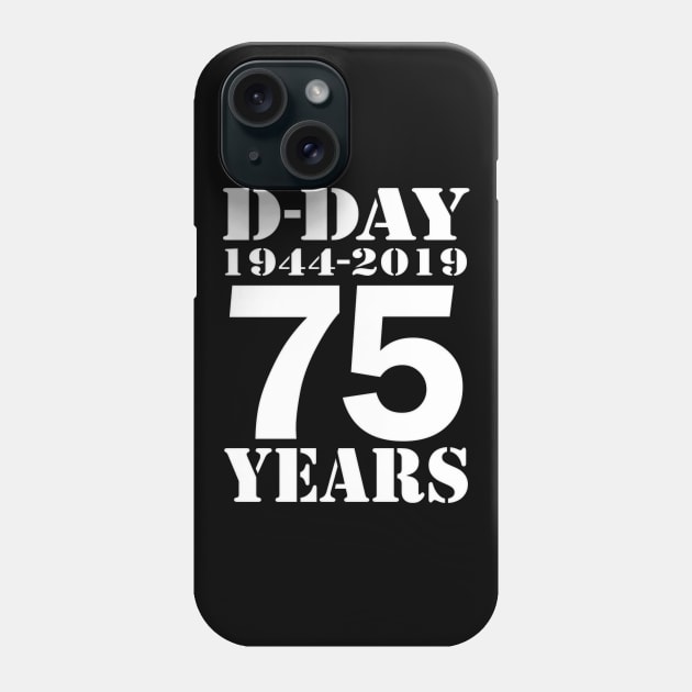 D Day 75th Anniversary Phone Case by SeattleDesignCompany