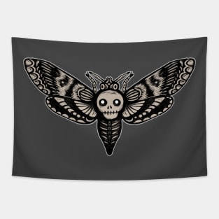 Skull Moth Tapestry