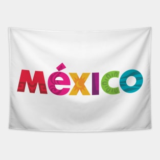 Mexico - colorful tshirt design Tapestry