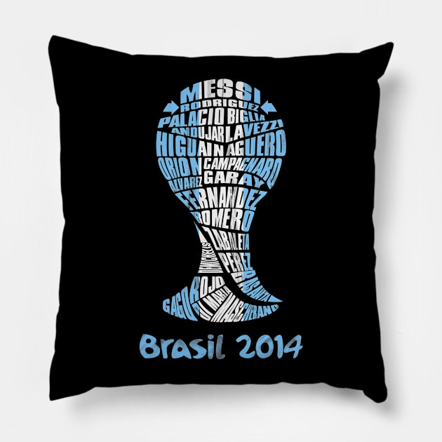 Argentinian Soccer Pillow by designer_mahmud