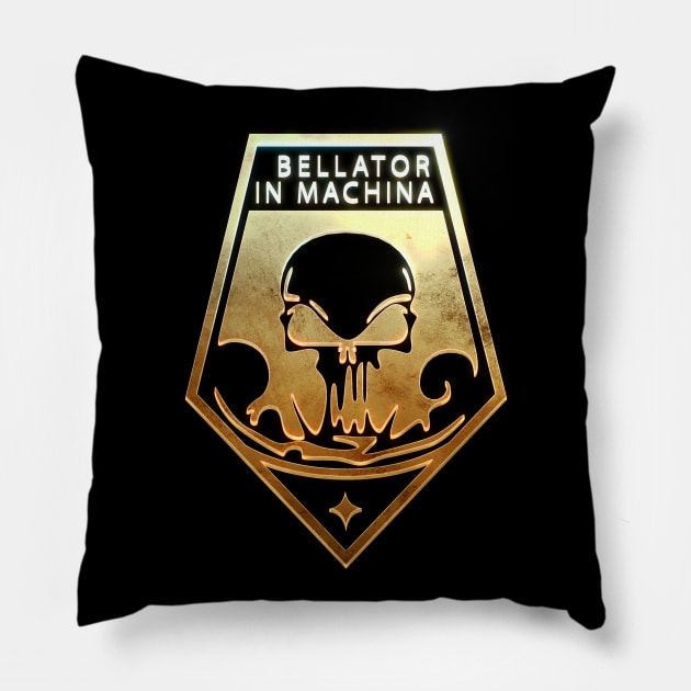 Bellator In Machina Pillow by ChrisHarrys