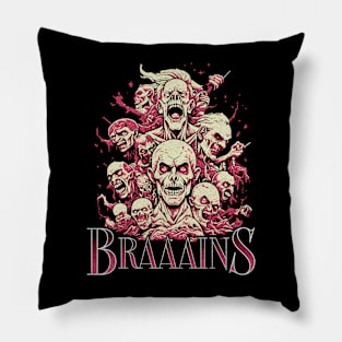 Braaains Zombies Pillow