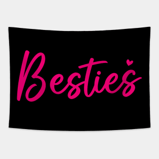 Besties Cute Matching Mother Daughter Best Friend Womens Tapestry