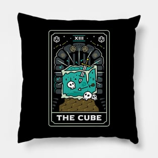 The Cube Tarot Card Pillow