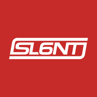 Slant 6 Icon (White + Orange) T-Shirt