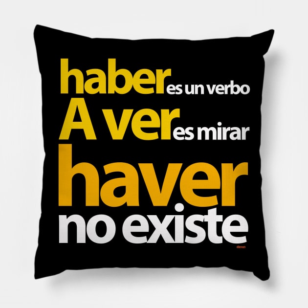 Hache 2 Pillow by eltronco