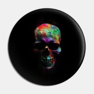 Radiant Skull Pin