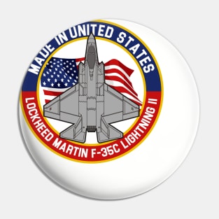 F-35C Lightning II - Made in... Pin