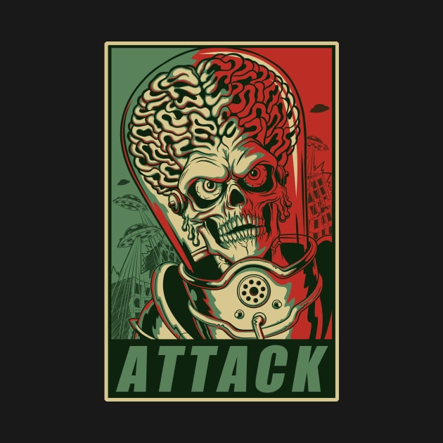 Attack! Green & Red by ccourts86