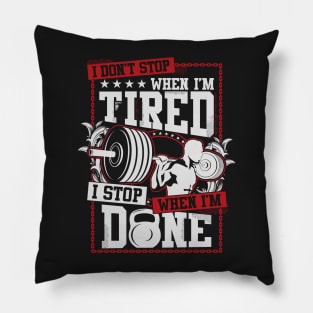 Bodybuilder Quote Pillow