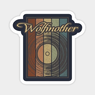 Wolfmother Vynil Silhouette Magnet