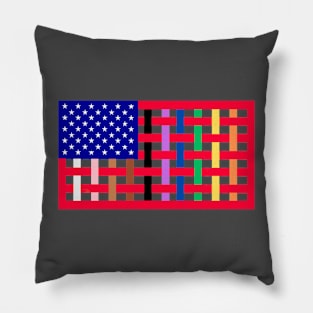 woven together Pillow