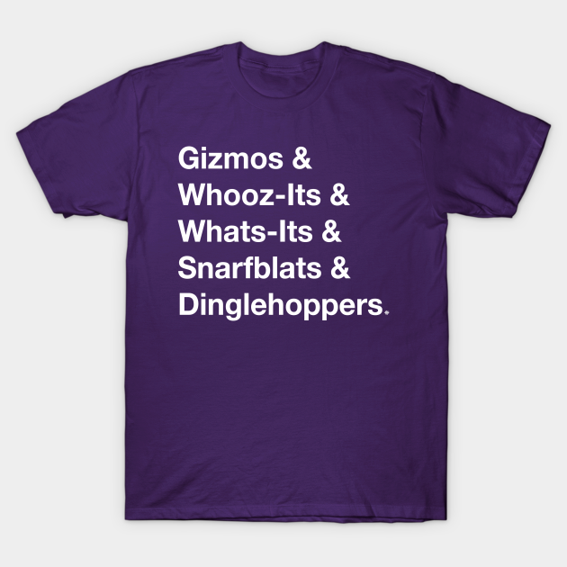 Gizmos & Whooz-Its & Whats-Its & Snarfblats & Dinglehoppers - Under The Sea - T-Shirt