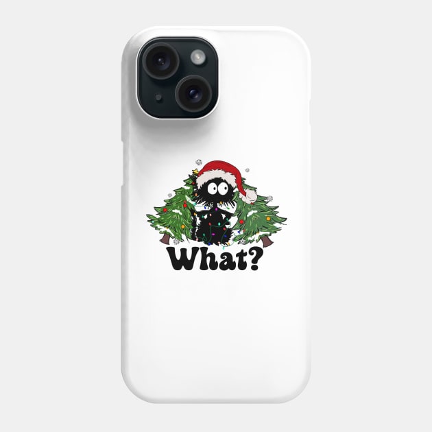 Christmas Cat Phone Case by MZeeDesigns