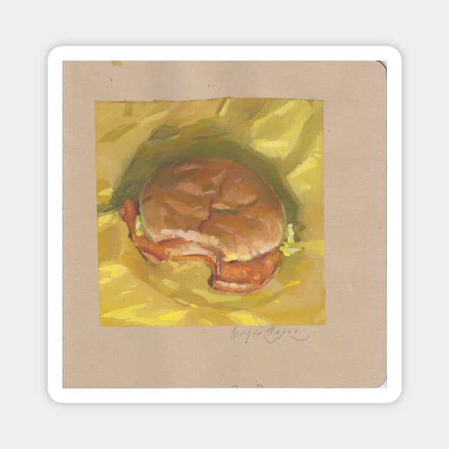 Cheeseburger Magnet by TheMainloop