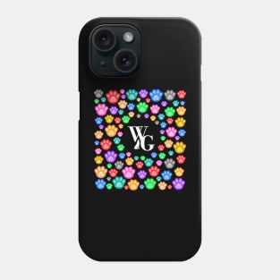 WolfGang logo with paws Phone Case