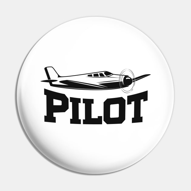 Pilot Aircraft Gift Pin by Foxxy Merch