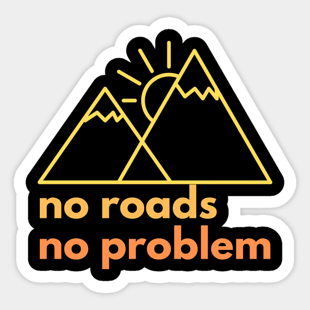 No problem' Sticker