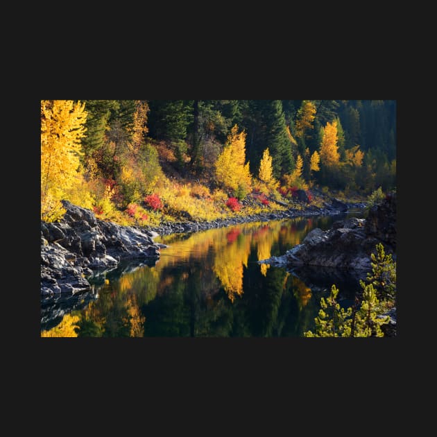 Autumn on the Middle Fork by Whisperingpeaks