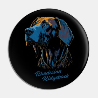 Rhodesian Ridgeback Dog Portrait Southern Africa | Ridgeback Breed | Family Guard Dog Pin