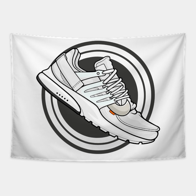 Presto OFW White Sneaker Tapestry by milatees