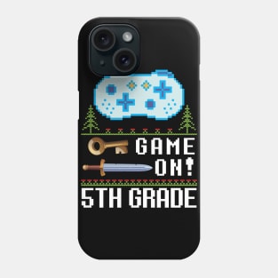 Game On 5th Grade Teacher Student Happy Back To School Gamer Phone Case