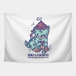 Fortress monster Tapestry