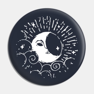 Celestial Tarot: Moon Pin