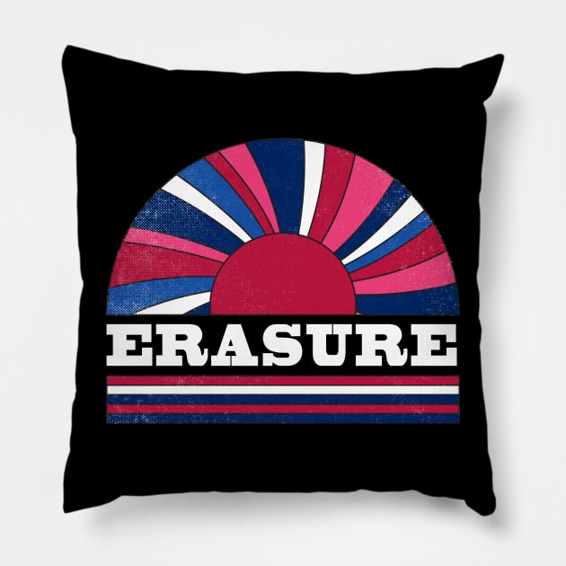 Erasure Proud Name Personalized Retro Flowers Beautiful Pillow by Friday The 13th