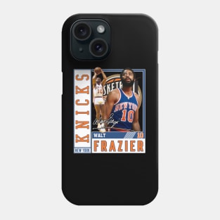 Walt Frazier The Clyde Basketball Legend Signature Vintage Retro 80s 90s Bootleg Rap Style Phone Case