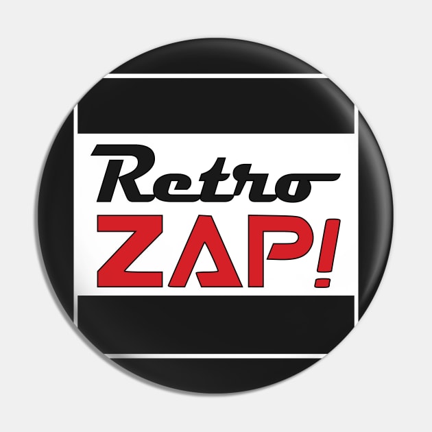 RetroZap! Logo Pin by RetroZap