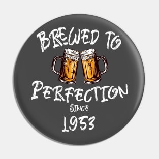 Brewed to Perfection, Personalized Birth Year T-shirt, Birthday Custom Shirt, Birthday Gift, Tee Pin