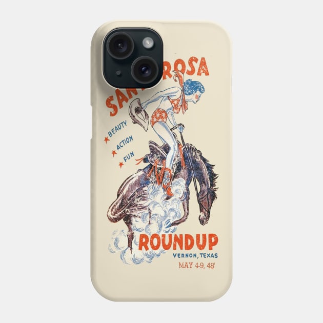 Texas Rodeo Phone Case by retrorockit