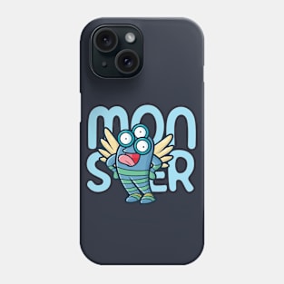 Blue Monster Funnya Phone Case