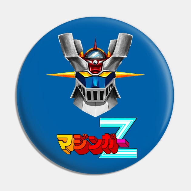 Mazinger Z Head & Japanese Logo!