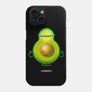 Avocado Yoga Phone Case