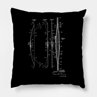 Archery Bow Vintage Patent Drawing Funny Novelty T-Shirt Pillow