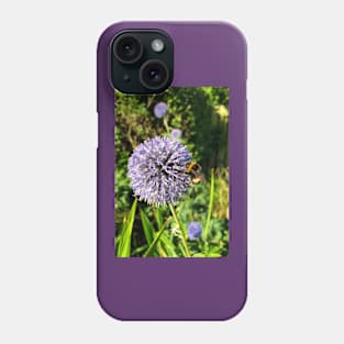 Bee gathering pollen Phone Case