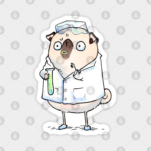 The Scientist Magnet by Inkpug