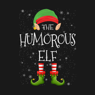 Humorous Elf Family Matching Christmas Group Funny Pajama Xmas T-Shirt